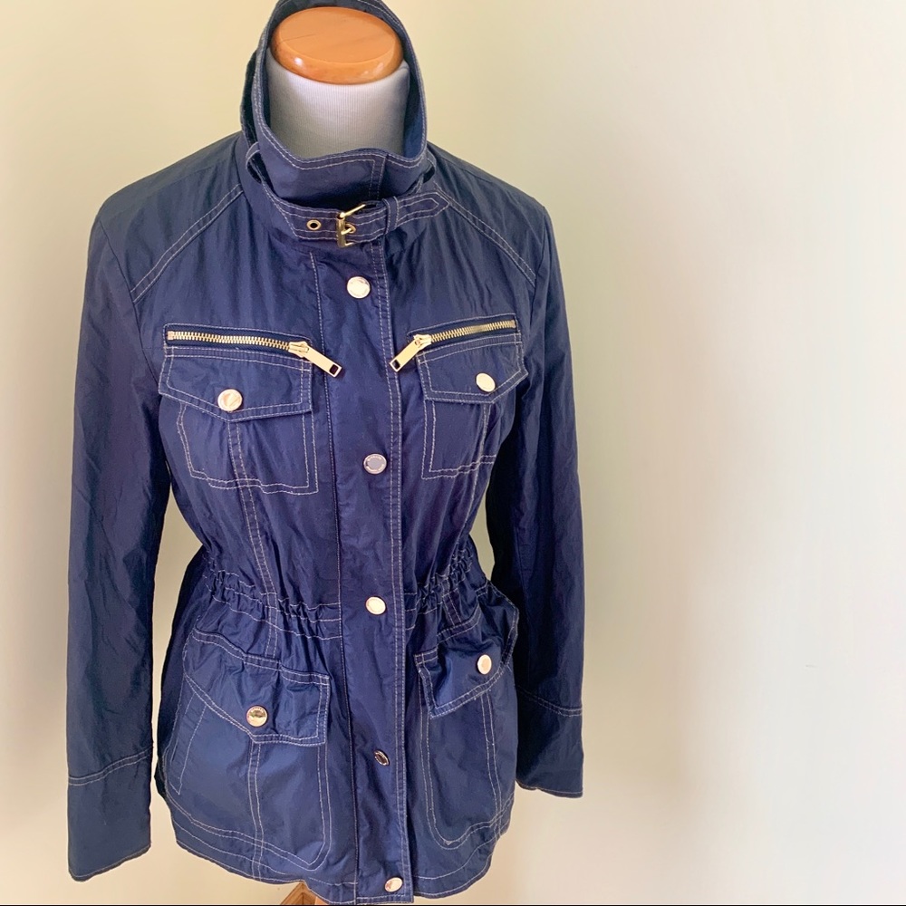 Michael Michael Kors Water-Resistant Anorak Coat S - Picture 2 of 15